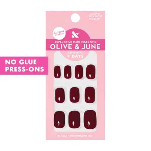 Olive & June Classic Super Stick Mani Press On Nails