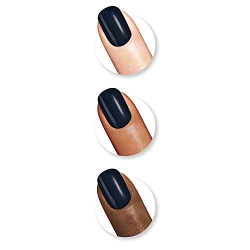 Sally Hansen Miracle Gel Salon Quality Nail Polish | Gel-Like Formula, Two-Step System, No UV Light Needed, Long Lasting | Opaque | 609 Midnight Mod | Navy Blue Nail Polish