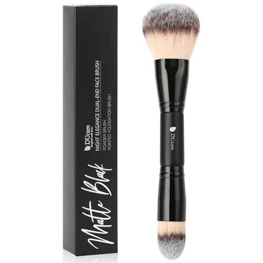 DUcare Powder Brush Foundation Brushes Double Ended Blush Setting Brush for Rounded Taperd Liquid, Cream, Powder,Blending, Buffing