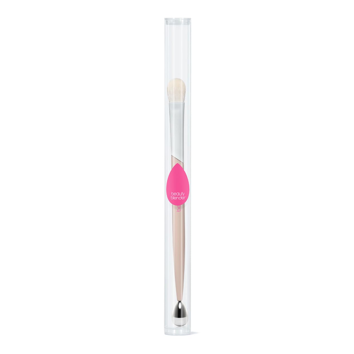 beautyblender Double Sided SHADY LADY All-Over Eyeshadow Makeup Brush & Cooling Roller. Vegan, Cruelty Free and Made in the USA