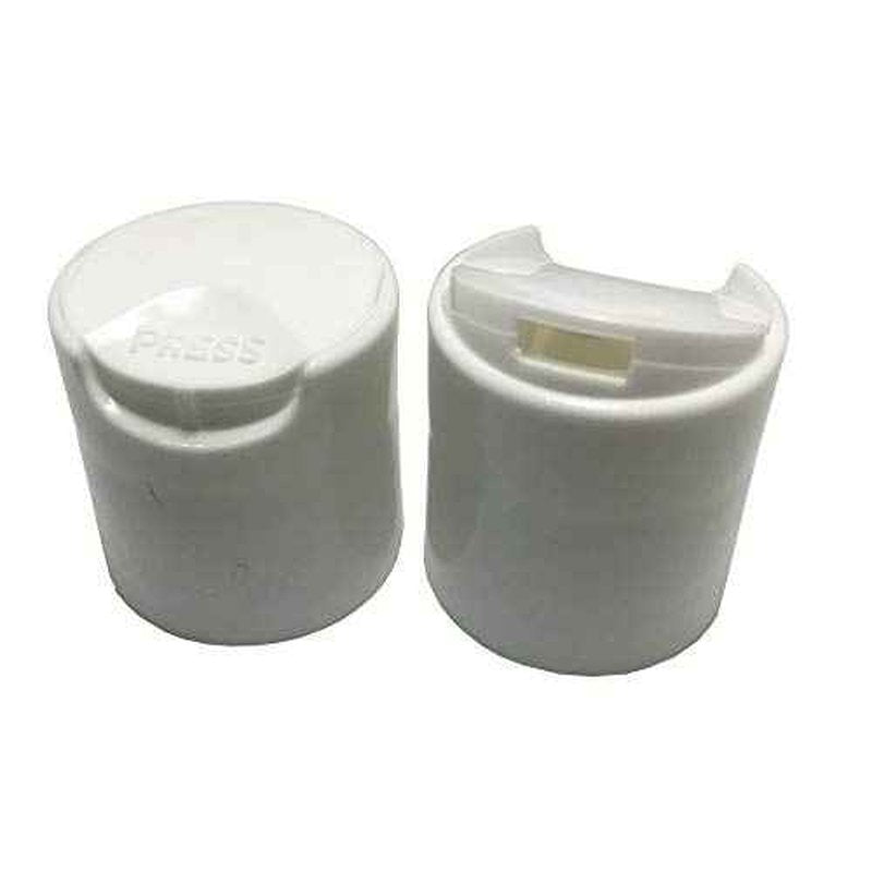 25 PCS Empty White HDPE Bottle 8 oz - Cosmo Round Plastic Bottles - 24/410 Neck White Disc Cap - 24 mm Foil Pressure Seal for Freshness and Leak Prevention - Phthalate Free Approved for Safe Cosmetics