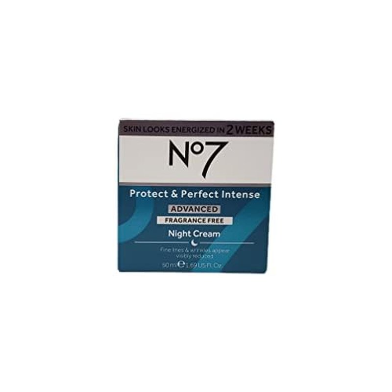 No 7 Protect and Perfect Advanced Fragrance Free Face Cream - Day and Night Bundle - 1.69 fl oz Each - Fragrance Free Day and Night Cream by No 7 - SPF 30 in Day Cream