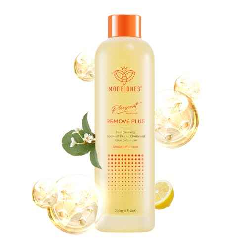 modelones Acetone Nail Polish Remover, Gel Nail Polish Remover Easy Peel, Nail Glue Remover Natural Formula for Nail Moisturizing & Care, Acrylic Dip Powder Nails Remover for Home Salon(8 FL.Oz.)