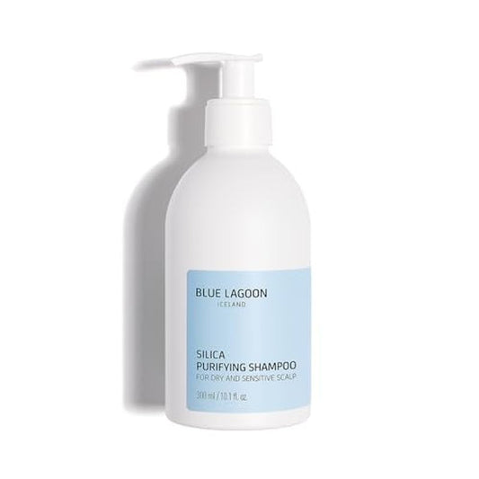 Blue Lagoon Skincare Silica Purifying Shampoo ? Anti Dandruff Shampoo & Psoriasis Treatment for Skin ? Mineral Salts, Silica, Soothing, Fragrance-Free, 300ML
