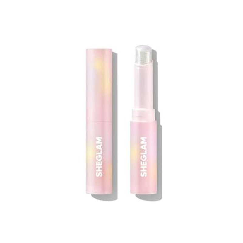 SHEGLAM Crystal Jelly Glaze Stick Eye Shadow Stick Eyeliner Brightener Pencil Crayon with Brush Easy to Blend Long Lasting Shimmer Eyeshadow-Rosy Gem