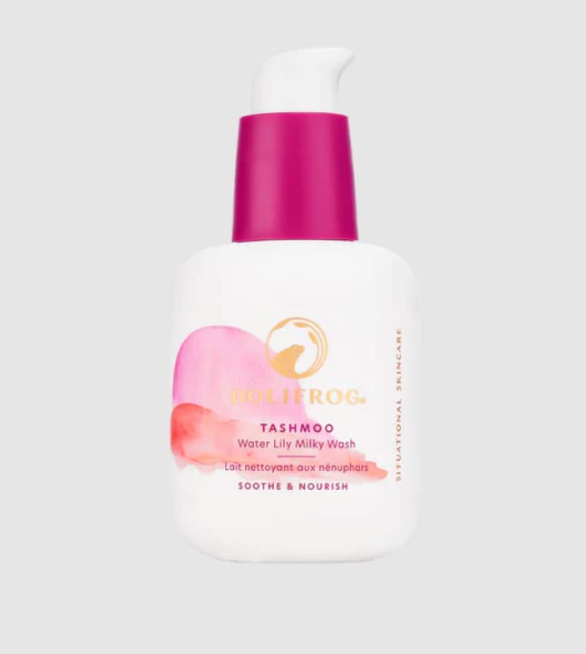 HoliFrog Tashmoo Water Lily Milky Cleanser - Gentle Hydrating Face Wash for All Skin Types
