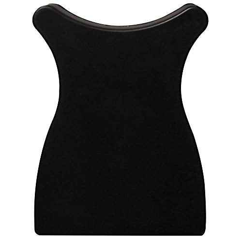 ForPro Professional Collection Pedi Foot & Leg Rest, Portable Foot and Leg Rest, 5.75 W x 2.75 D x 7.5 H, Black