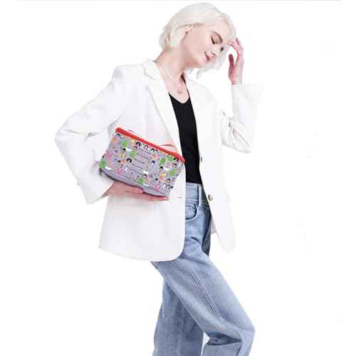 PXTIDY Comedy Cartoon TV Show Merchandise Gifts Belcher cosmetic Bag Couple Gifts Burgers Style Gift For Bob's Fans