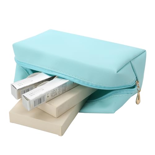 Bridesmaid Proposal Gifts Letter Cosmetic makeup bag bulk for Wedding Party Favors Bachelorette party decorations Toiletry Organizer Bag Makeup Case Gift (6, sage green)