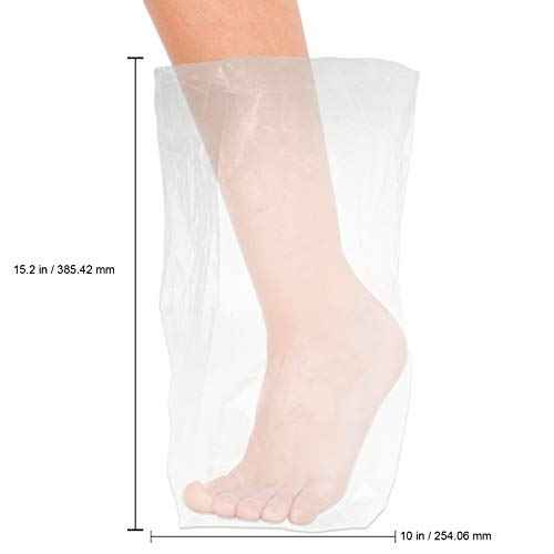 100 Counts - Pana Paraffin Wax Thermal Mitt Bath Liners for Hand or Foot Professional or Personal Use, 15 x 10 Inches