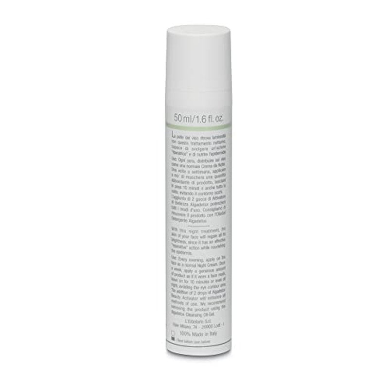 L'Erbolario Algadetox Face Cream Mask - 2-In-1 Skin Repairing Night Cream - Treatment With Vitamin C Extract - Helps Skin Regain Its Natural Splendour - Restores Skin's Natural Barrier - 1.6 Oz