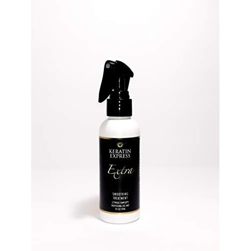 Keratin Express Extra Smoothing Treatment for Fine and Coarse Hair - Lasts up to 6 Weeks, 4 fl oz (Contains Formaldehyde, Not for Pregnant Women and Children)