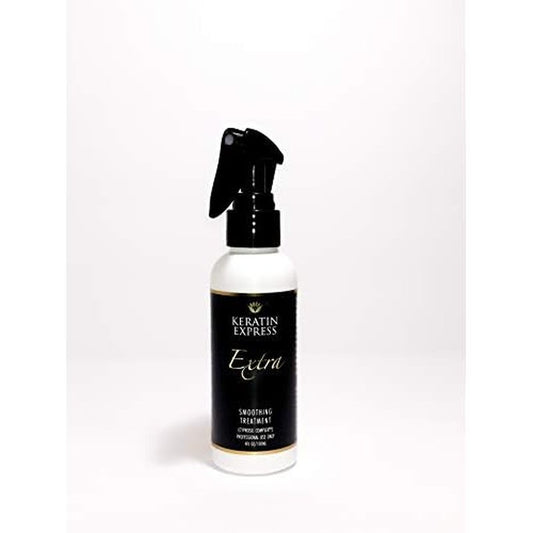 Keratin Express Extra Smoothing Treatment for Fine and Coarse Hair - Lasts up to 6 Weeks, 4 fl oz (Contains Formaldehyde, Not for Pregnant Women and Children)