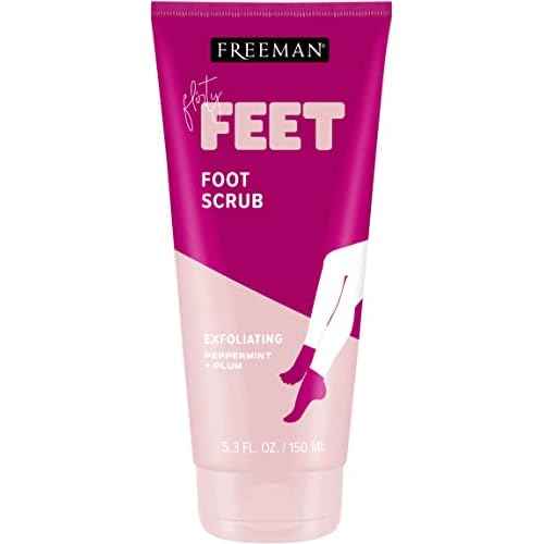 Freeman Bare Foot Exfoliating foot scrub Peppermint and Plum 5.3 oz