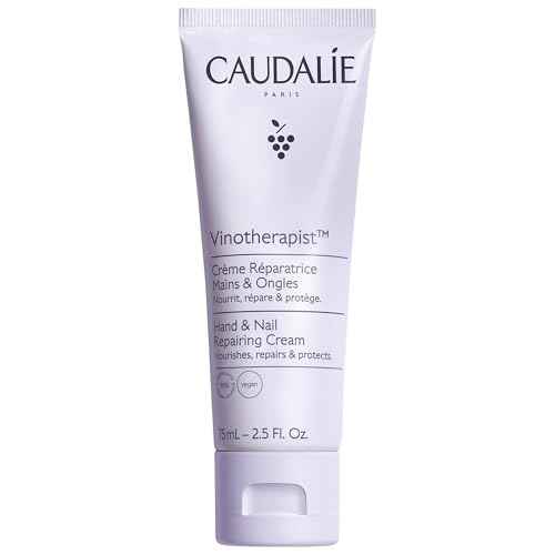 Caudalie Vinotherapist Hand and Nail Cream with Shea Butter and Grapeseed Oil, Vegan and Dermatologically Tested