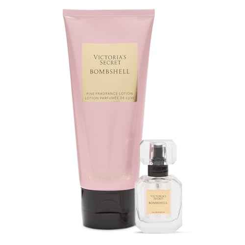 Victoria's Secret Bombshell Mini Fragrance Duo Gift Set, Eau de Parfum & Travel Lotion