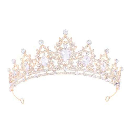Princess Tiara and Crown for Women Wedding Tiaras for Bridal girls Tiaras and Crystal Crowns Rhinestone Headband Metal Hair Accessories for Costume Birthday Party Prom Gifts