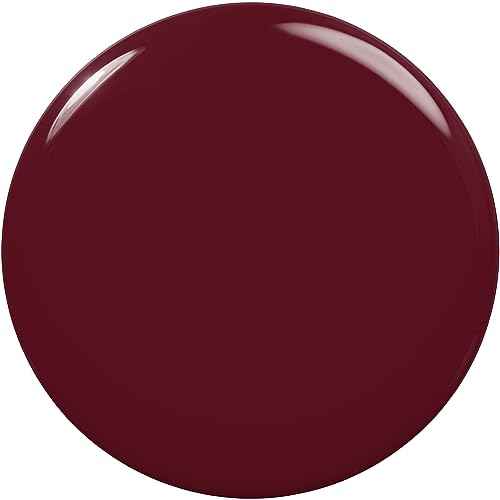 essie expressie Quick-Dry Vegan Nail Polish, Not So Low-Key, Blackened Burgundy, 0.33 Ounce