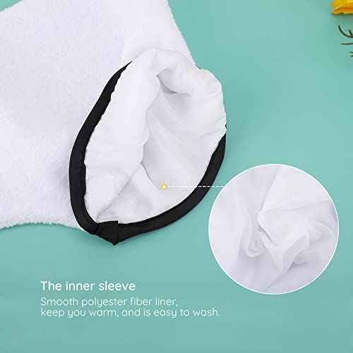 Paraffin Wax Gloves & Booties, Segbeauty Paraffin Heated SPA Mittens Foot Liners, Gloves & Socks for Hot Wax Hand thera-py Thermal treat-ment Home DIY SPA Wax Warmer Paraffin Wax Machine White