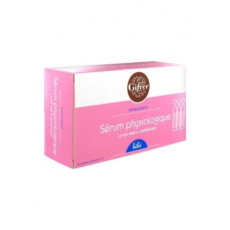 Physiological Serum | Gifrer 40 x 5ml | Hydrating & Soothing Formula