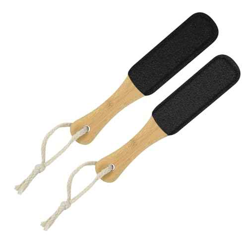 2 Pack Pumice Stone for Feet, Foot File and Callus Remover - Foot Scraper & Exfoliator Tool for Dead Skin, Cracked Heels, Dry Feet Care
