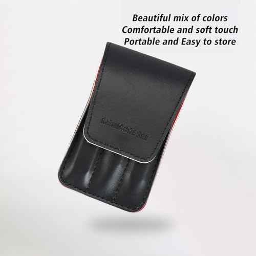 Cool Manicure Set for Men, Nail Clipper Grooming Kit for Teen Boy, Boyfriend, Husband, Dad, Small Gift Idea for Christmas Stocking Stuffers or Birthday Gift (Black)