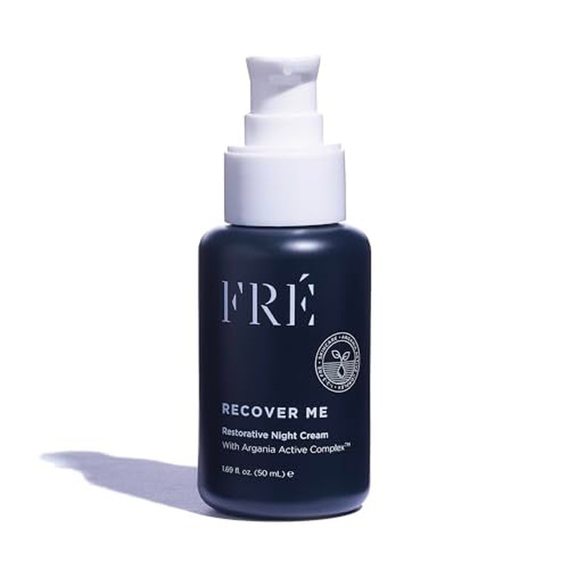 Moisturizer Face Cream for Night, Recover Me by FRE Skincare - Anti-Aging Formula for Fine Lines & Wrinkles - Argan Oil Complex, Hyaluronic Acid & Niacinamide - Vegan, Paraben-Free
