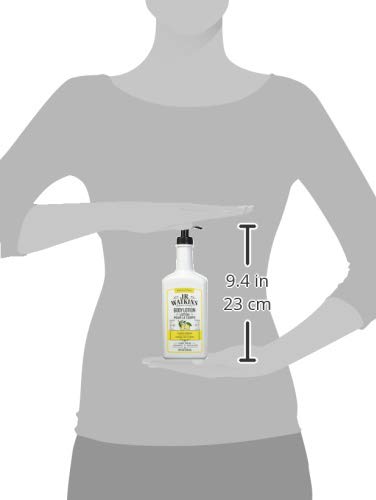 J.R. Watkins Daily Moisturizing Lotion - Nourishing Lemon Cream Formula | 18 Fl Oz