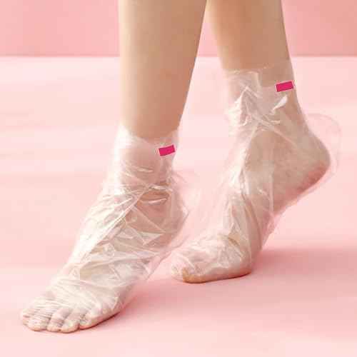 200Pcs Paraffin Wax Liners for Feet and Hand Disposable Paraffin Wax Bath Liners Plastic Hand and Foot Bags Larger and Thicker Paraffin Baths Gloves for Hand, Foot Covers