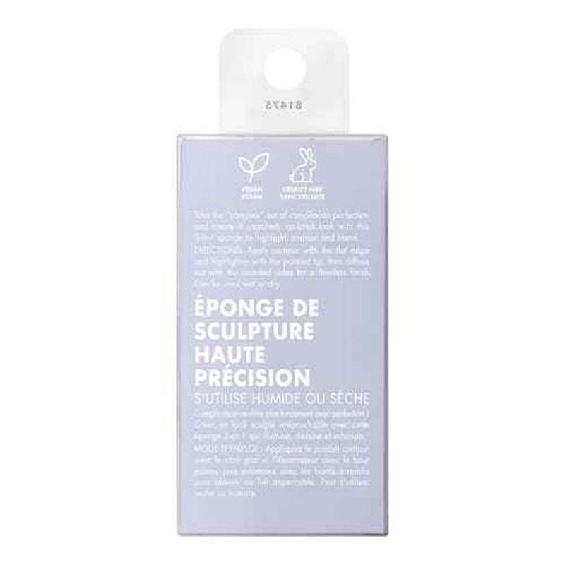 e.l.f. Precision Sculpting Sponge, 3-in-1 Sponge For Contouring & Blending To A Smooth Finish, Great For Cream & Powder Formulas, Vegan & Cruelty-Free