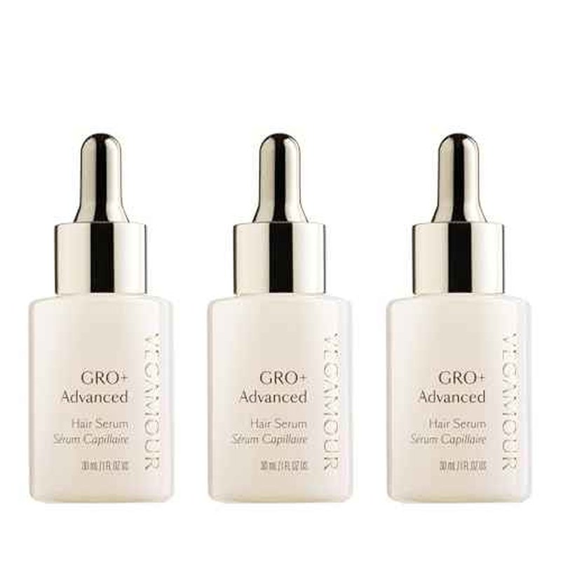 VEGAMOUR GRO+ Advanced Hair Serum for Hair Density, Reduces Shedding and Promotes a Healthy Scalp, Helps with Severe Signs of Thinning, Made Without Fragrance, Vegan, Cruelty-Free