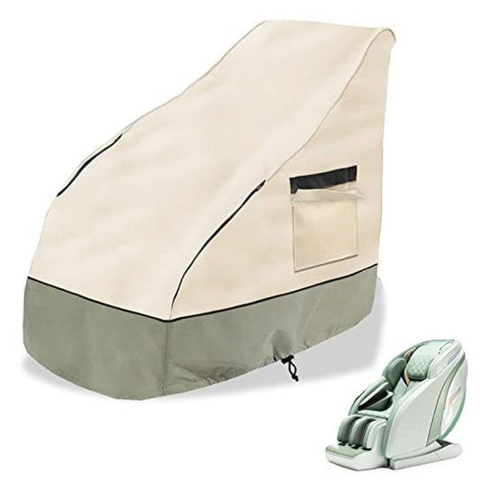 Massage Chair Cover 600D Oxford Cloth Full Body Shiatsu Massage Chair Protective Cover with Drawstring Waterproof Dustproof