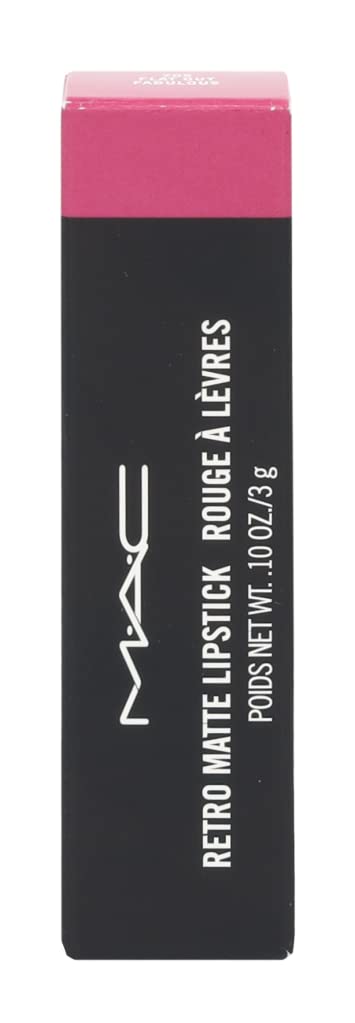 MAC Lipstick Retro Matte 705 - Flat Out Fabulous Pink | 0.10 Ounce Long-Lasting Color