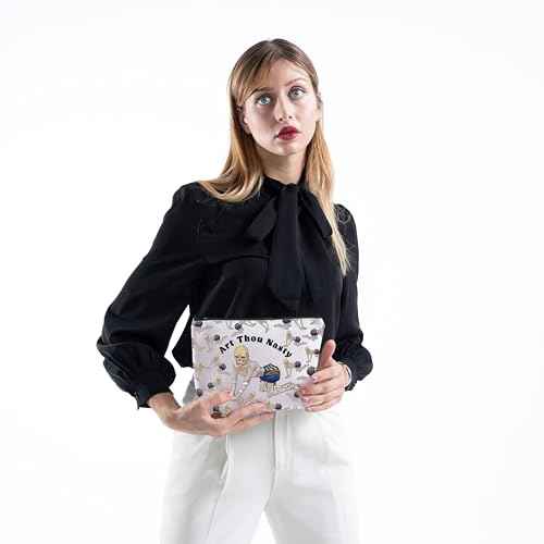 MNIGIU Withers Makeup Bag Withers Fan Gift BG3 Merch Art Thou Nasty Quote Gift (Art Thou Nasty Bag)