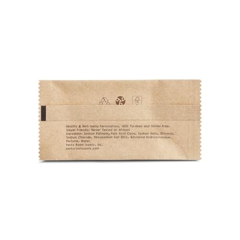 Hotel Soap Bars Bulk Pack of 200 Travel Size Bar Soap Kraft Paper Individually Wrapped Hotel Supplies and Toiletries for Guests