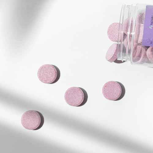 NOVAL Pedicure Spa Tablet - Fast Dissolving, Gentle & Portable Foot Soak for Softening Calluses & Hydrating Skin, Lavender Scent