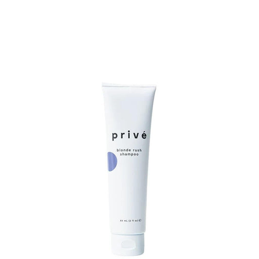 Prive Blonde Rush Shampoo for Blonde, Silver, and Highlighted Hair - Toning Shampoo with Blue-Violet Pigments - 3 oz