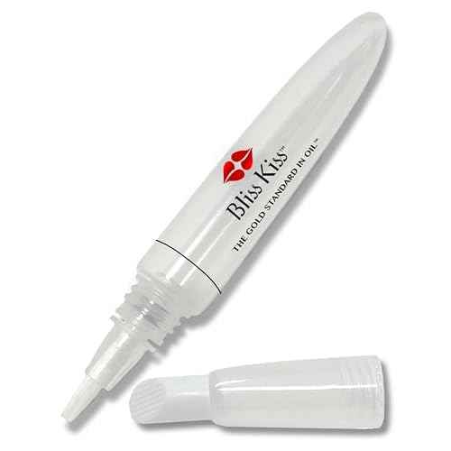 Bliss Kiss Refillable Cuticle Oil Pen for Nails - Empty 8 ml Squeeze Nail Oil Pen with brush applicator from 1-Pack