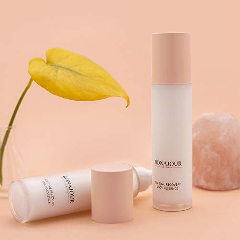 [BONAJOUR] EGF Time Recovery Micro Essence, Natural Revitalizing & Moisturizing, Anti-Aging, Anti-Wrinkle and brightening, for dry skin 4.5 Fl. Oz