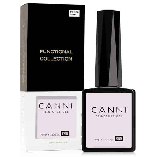CANNI Nail Strengthening Reinforce Gel ? Repair Hardener Polish for Weak, Damaged Nails, Clear Soak-Off, Long-Lasting DIY Nail Art for Women