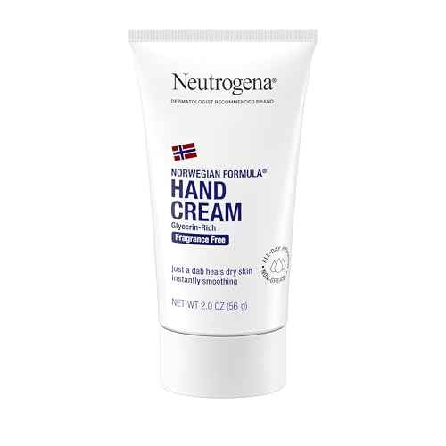 Neutrogena Norwegian Formula Moisturizing Hand Cream Formulated with Glycerin for Dry, Rough Hands, Fragrance-Free Intensive Hand Lotion, 2 oz