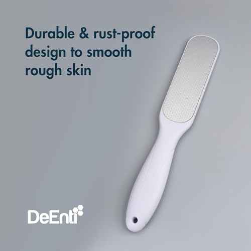 Metal Foot File, Professional Grade Stainless Steel, Salon Quality Callus Remover, Lightweight Foot Scrubber, Home Manicure and Pedicure Tools