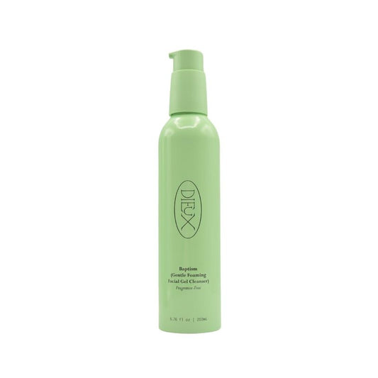 Dieux Baptism Gentle Foaming Facial Gel Cleanser Fragrance Free 6.76 oz