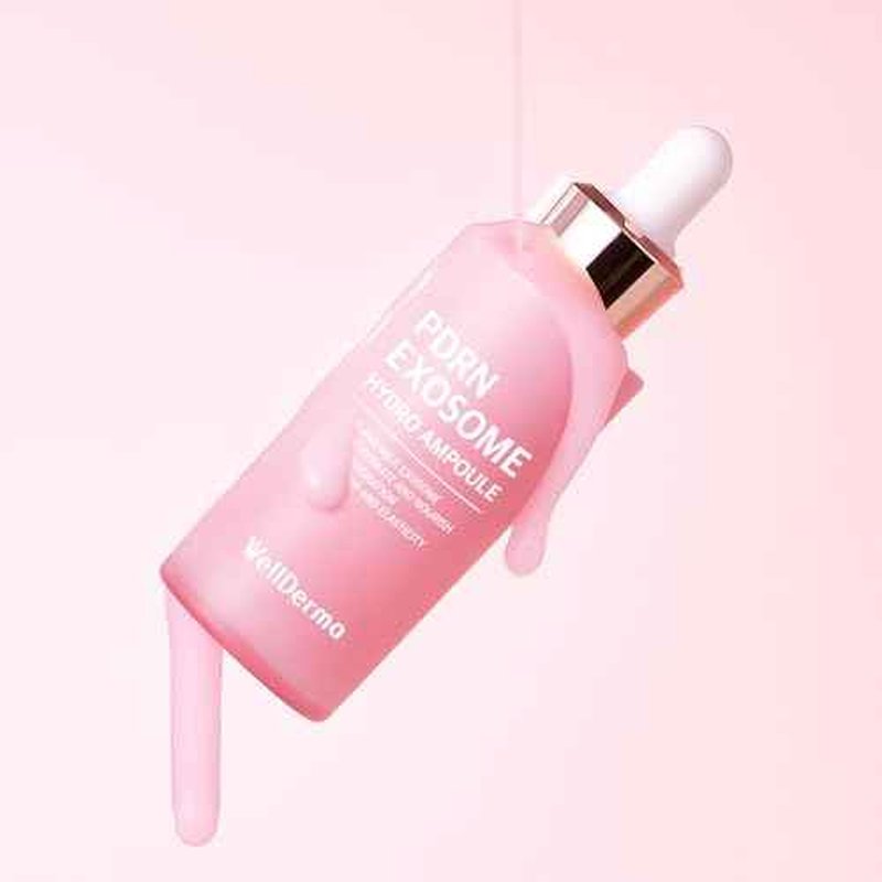 WELLDERMA PDRN Exosome Hydro Ampoule, 30ml ? Lightweight Moisture Serum with Niacinamide, Peptides & Collagen Complex for Skin Revitalization