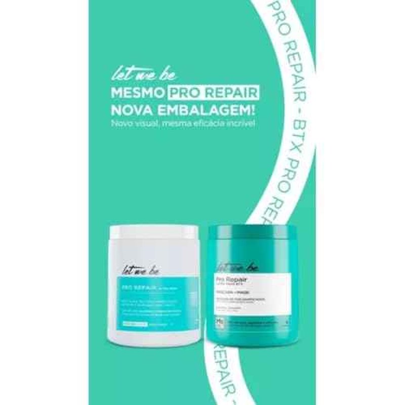 Let Me Be - Linha Pro Repair - Mascara Reparadora 1 Kg - (Collection - Repair Mask Net 33.27 Oz)