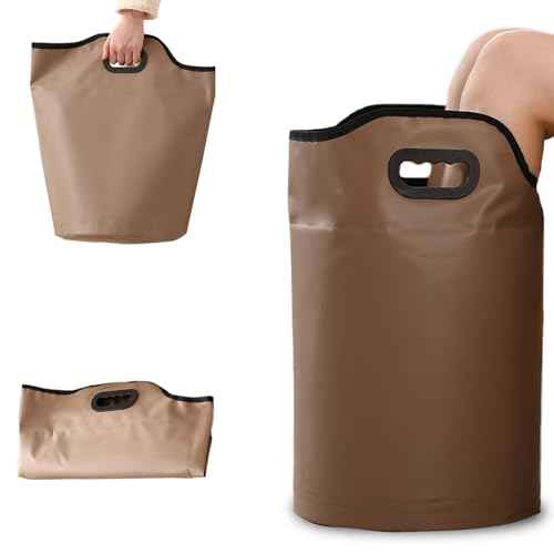 Collapsible Foot Bath Basin with Drainage Hole, Portable Foot Soak Tub with Handles, Travel & Camping Foot Spa Water Bucket