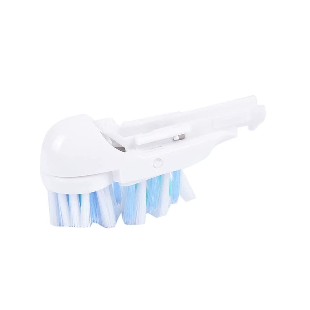 20Pcs Spinbrush Oral Toothbrush Replacements Heads Dual Cross Action Clean Attachments Sensitive Brush Refill Rotating Sets 3D White Fit for Oral B 4732 3733 4734