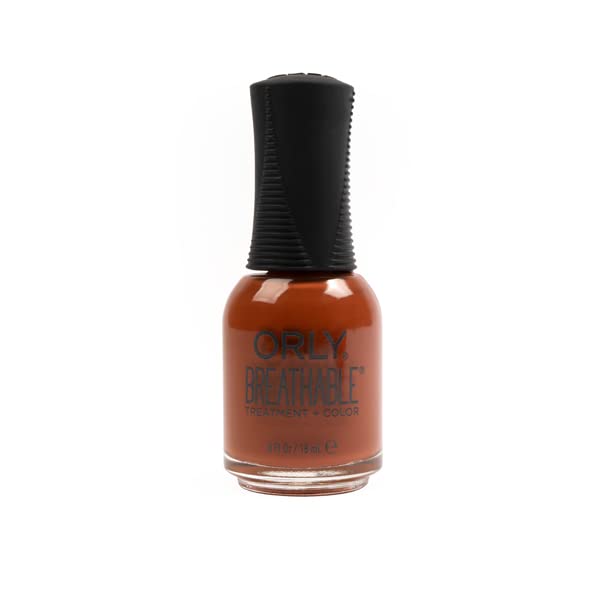 Orly Nail Polish 'Sepia Sunset' - Russet Brown Creme Lacquer | Breathable Formula, 0.6 fl oz
