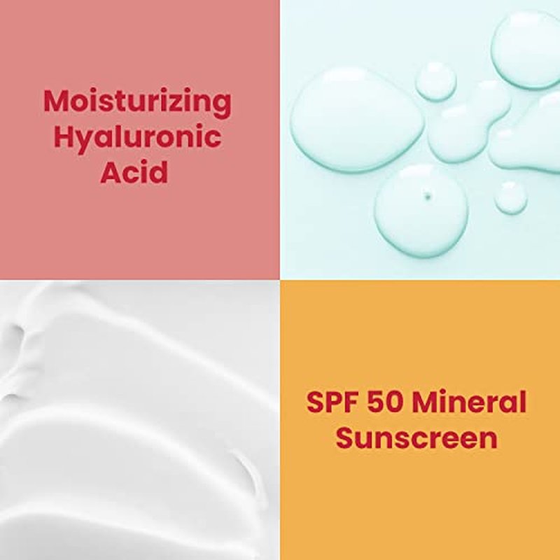 Healthy Skin Lab Protect Tinted Moisturizer & Mineral Sunscreen SPF 50, Anti-Aging, Lightweight Makeup With Broad Spectrum UV Protection + Hyaluronic Acid, Dermatologist-Tested, All Skin Types, 1.8 oz