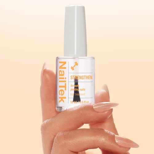 Nail Tek Formula 2 Nail Strengthener Polish ? Protein-Enriched Repair Treatment for Soft, Peeling & Weak Nails, Restore Nails Strength, 0.5 fl oz